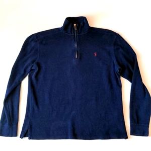 Men's 1/4 pullover Turtleneck sweater size Medium